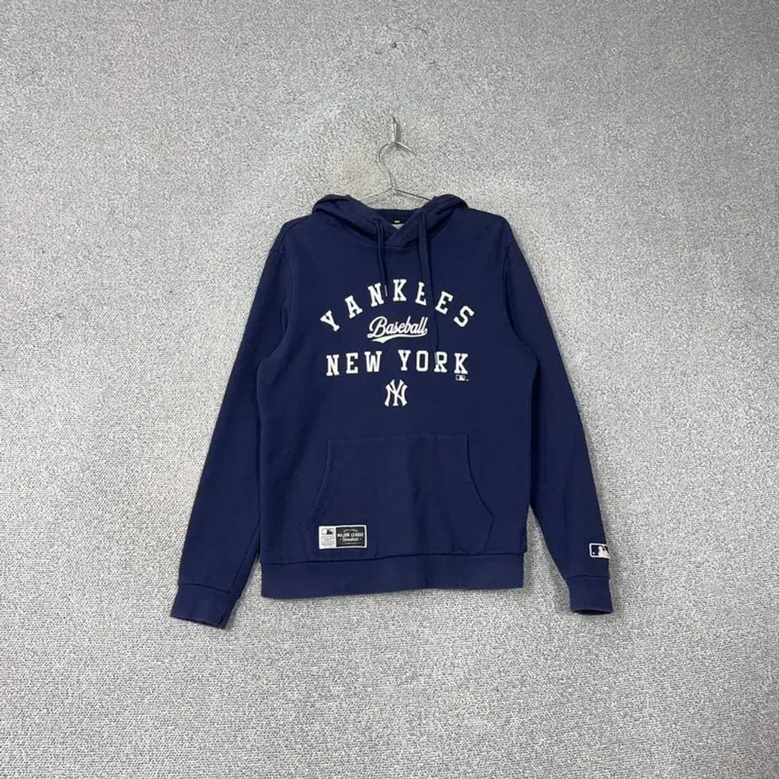 MLB 뉴욕양키즈 로고 네이비 후드티 100 상품이미지1