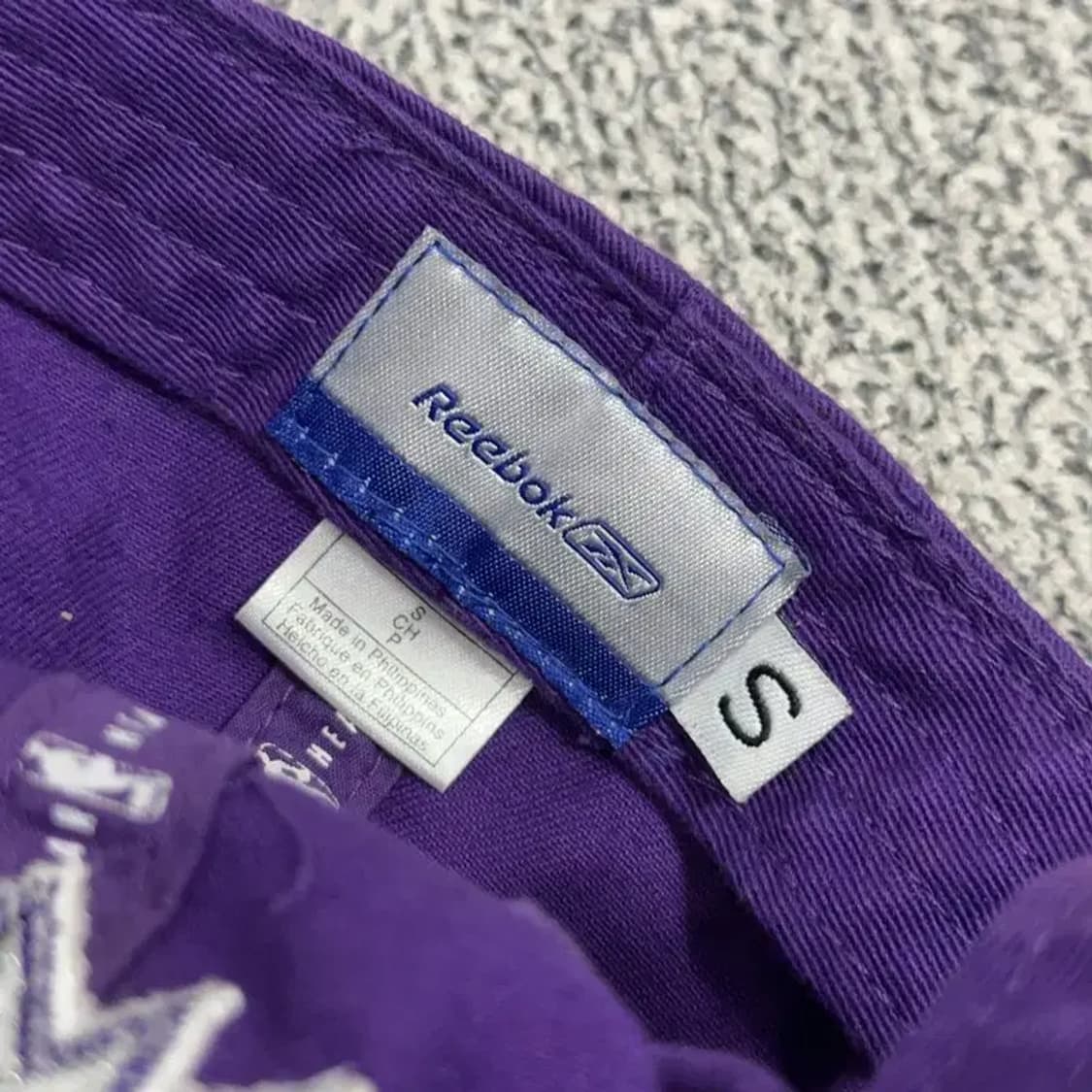 리복 새크라멘토 자수 로고 퍼플 빈티지 볼캡 상품이미지6