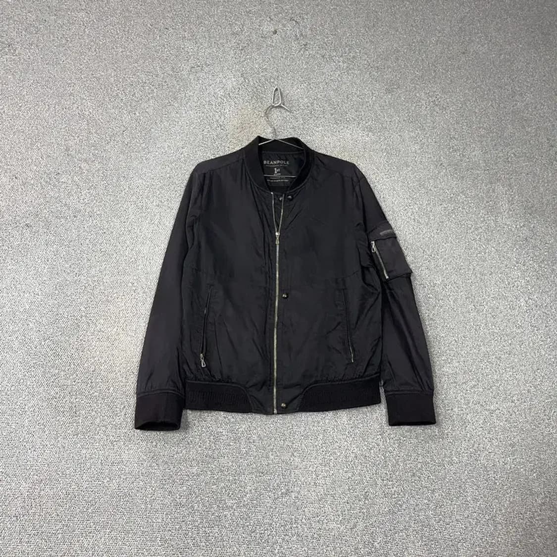 빈폴 남성 클래식 캐주얼 블랙 MA-1 블루종 자켓 L 상품이미지1