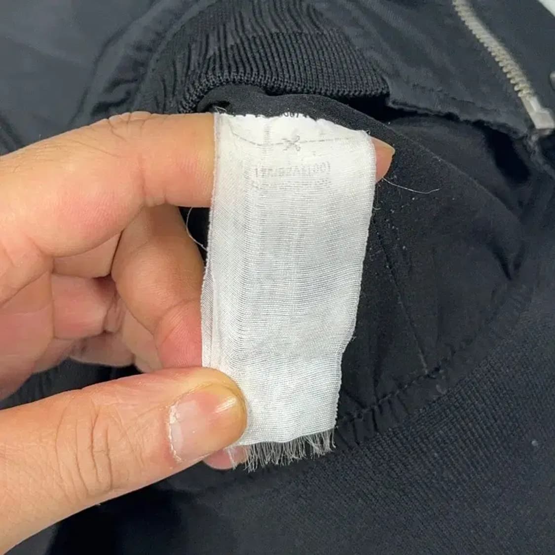 빈폴 남성 클래식 캐주얼 블랙 MA-1 블루종 자켓 L 상품이미지4