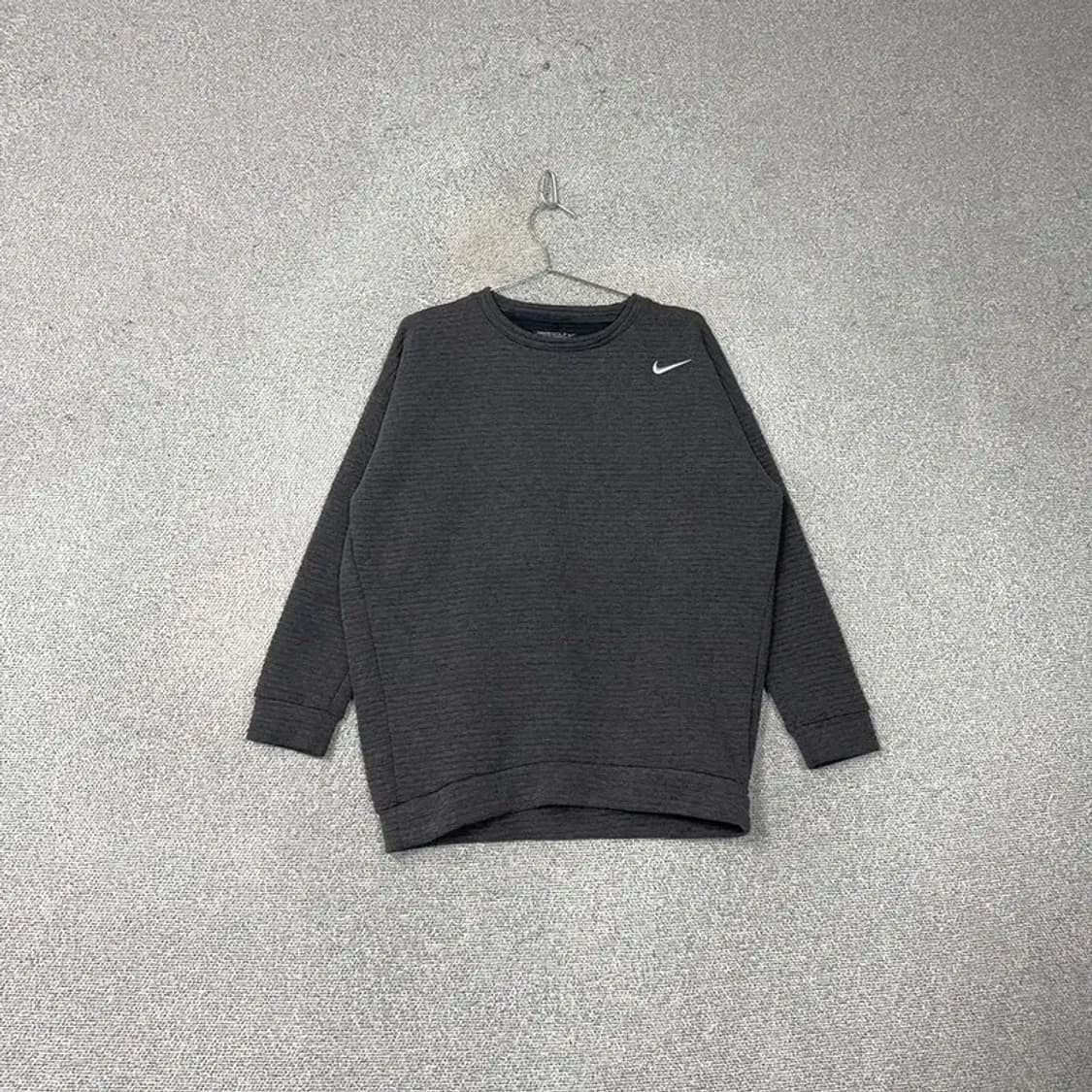 나이키 드라이핏 골프 로고 딥그레이 기능성 맨투맨 M 상품이미지1