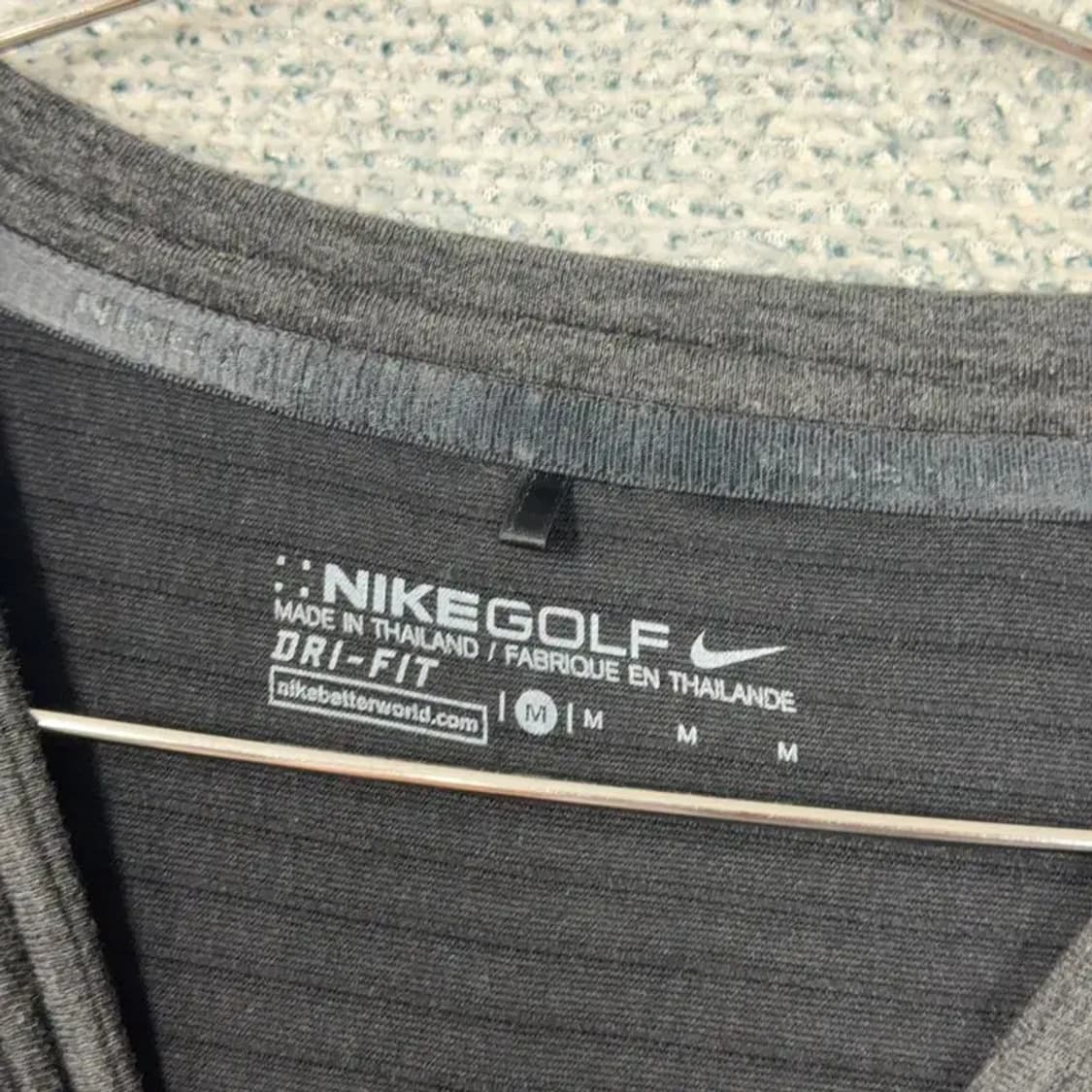 나이키 드라이핏 골프 로고 딥그레이 기능성 맨투맨 M 상품이미지3
