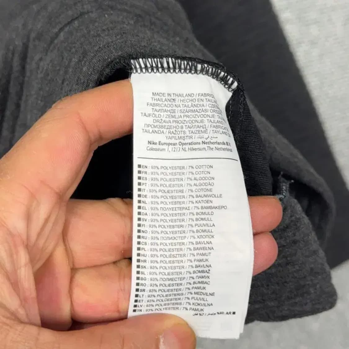 나이키 드라이핏 골프 로고 딥그레이 기능성 맨투맨 M 상품이미지4