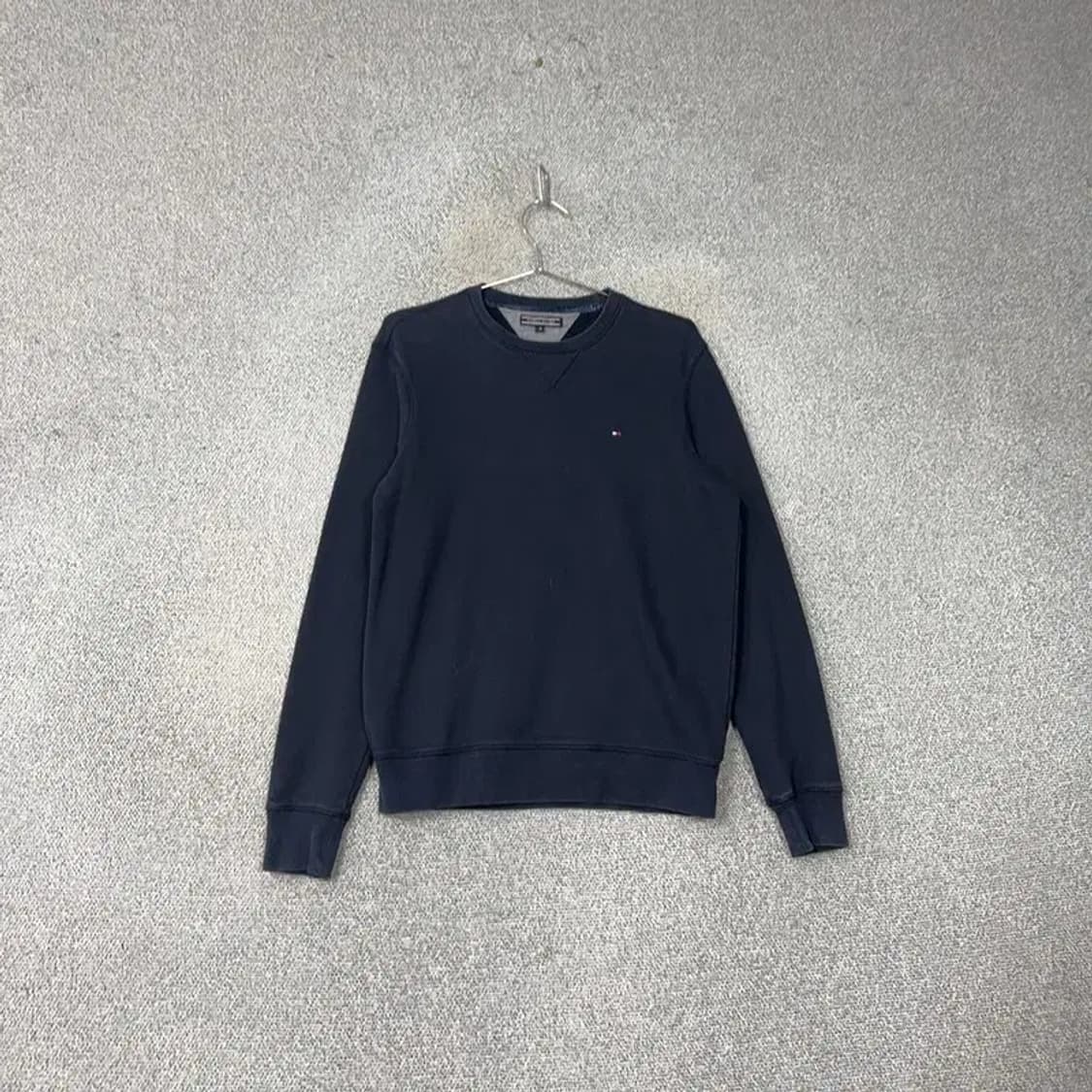 타미힐피거 로고 캐주얼 네이비 맨투맨 M 상품이미지1