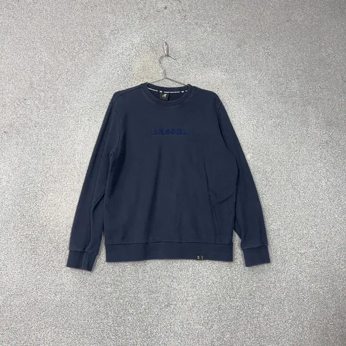 캉골 프린팅 로고 네이비 맨투맨 L 상품이미지1