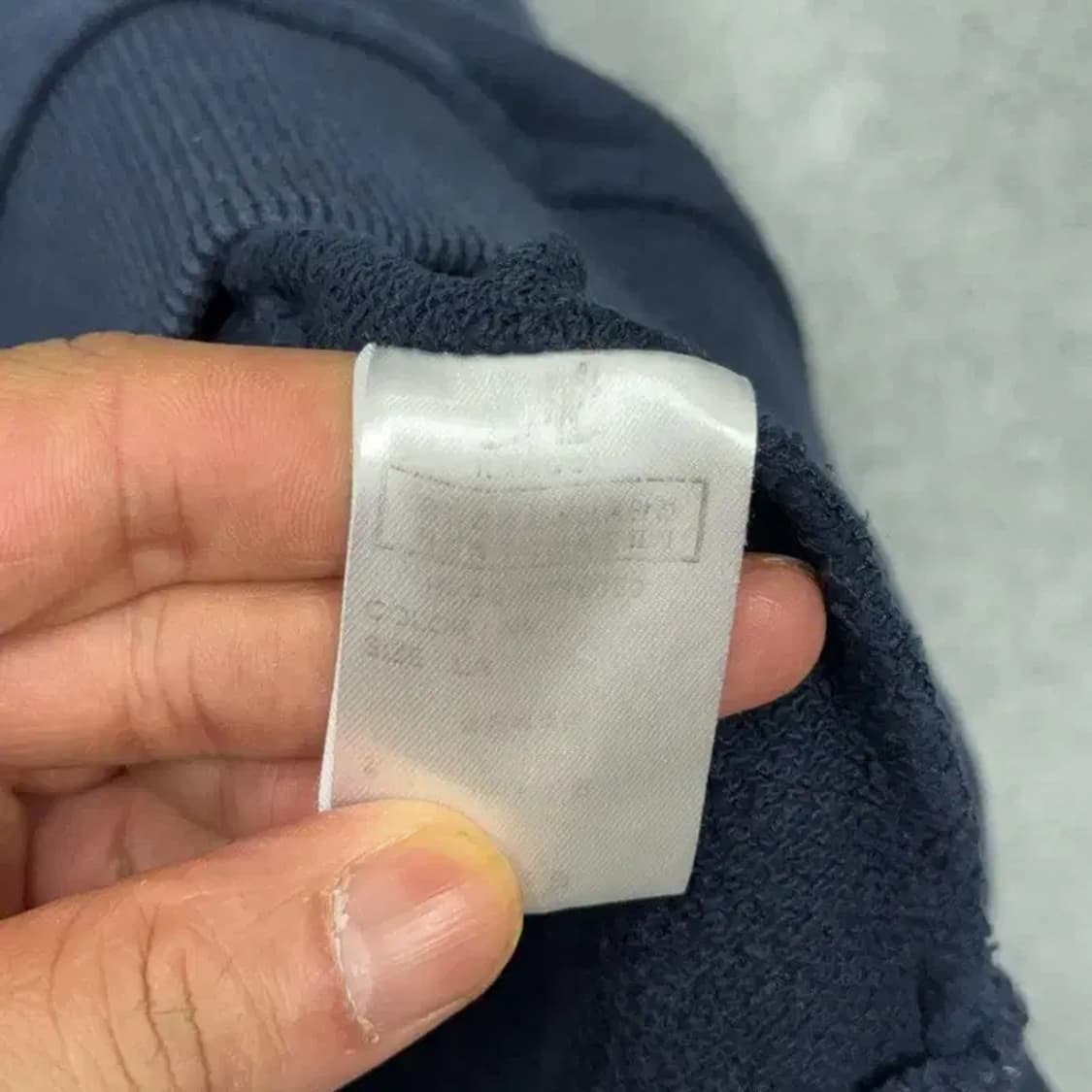 캉골 프린팅 로고 네이비 맨투맨 L 상품이미지4