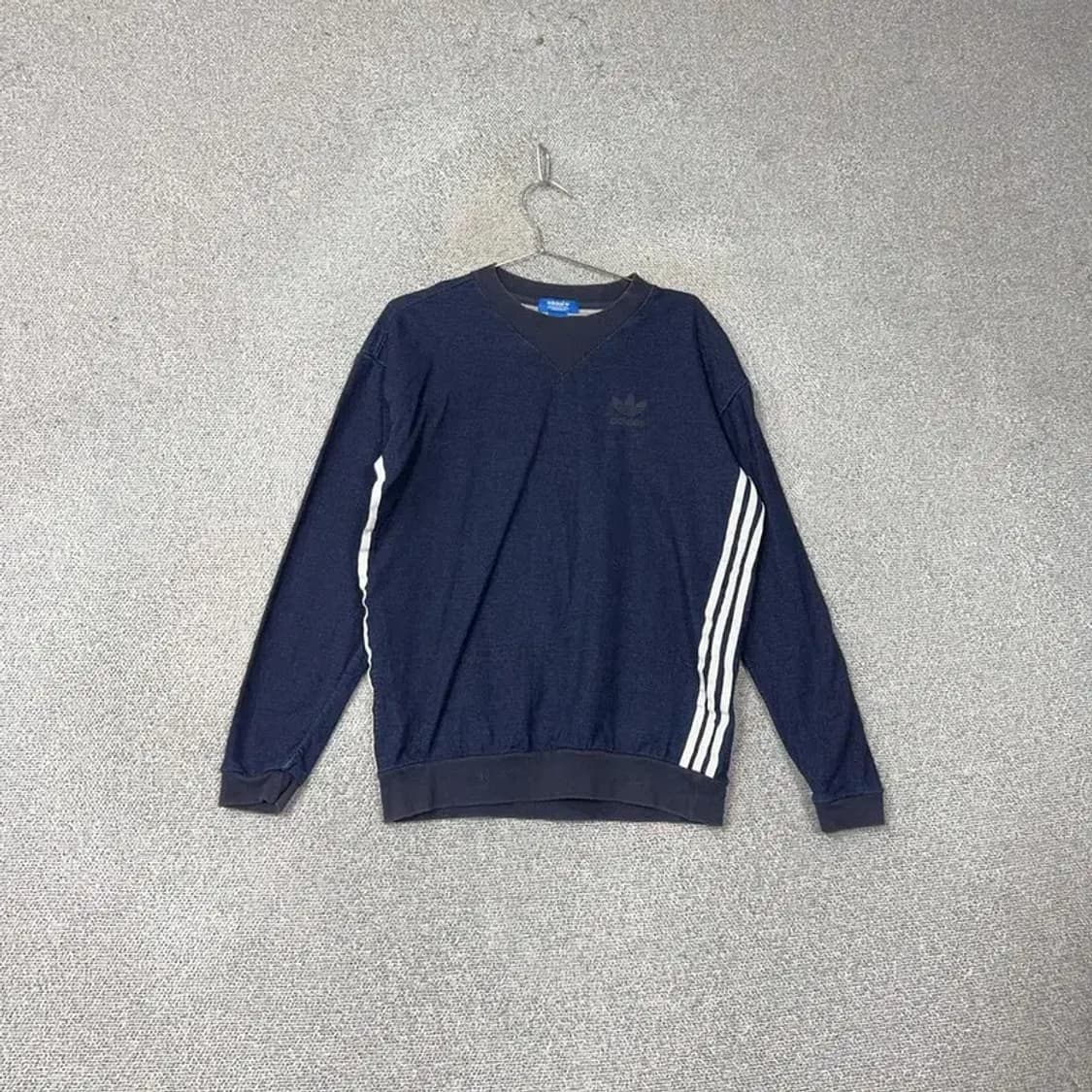 아디다스 네이비 불꽃 삼선 맨투맨 95 상품이미지1