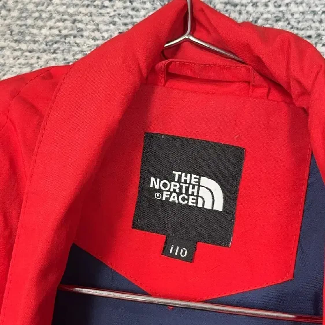 노스페이스 레드 네이비 투톤 남성 바람막이 자켓 110(XXL) 상품이미지4