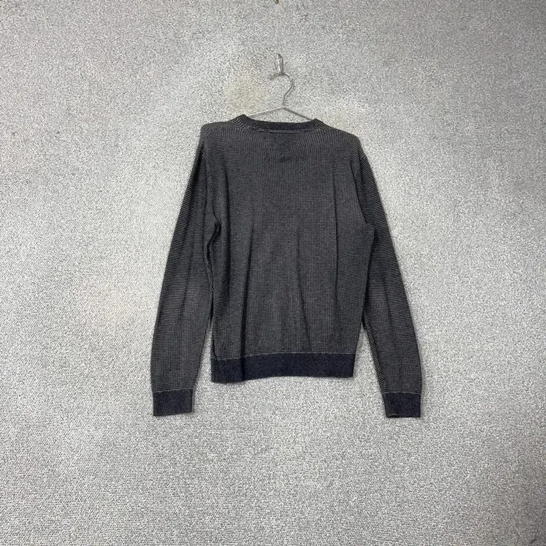 타미힐피거 그레이 로고 배색 캐주얼 코튼 니트 S 상품이미지2