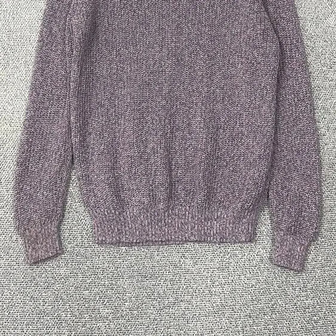 유니클로 여성 캐주얼  퍼플 니트 XL 상품이미지4