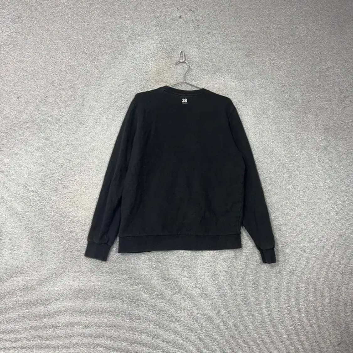 캉골 로고 캐주얼 블랙 맨투맨 L 상품이미지2