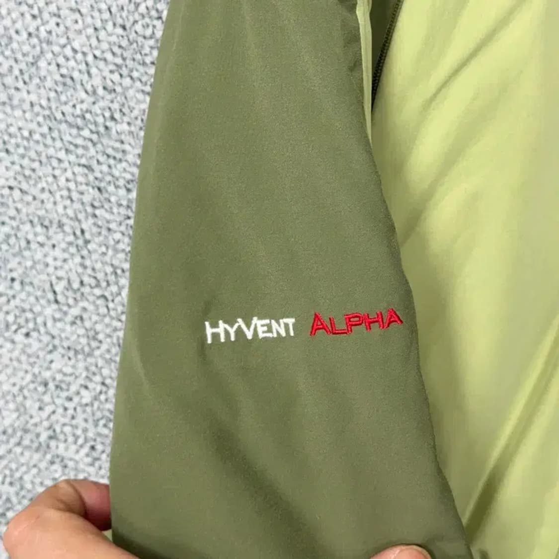 노스페이스 라이트 그린 기능성 바람막이 점퍼 자켓 S 상품이미지3