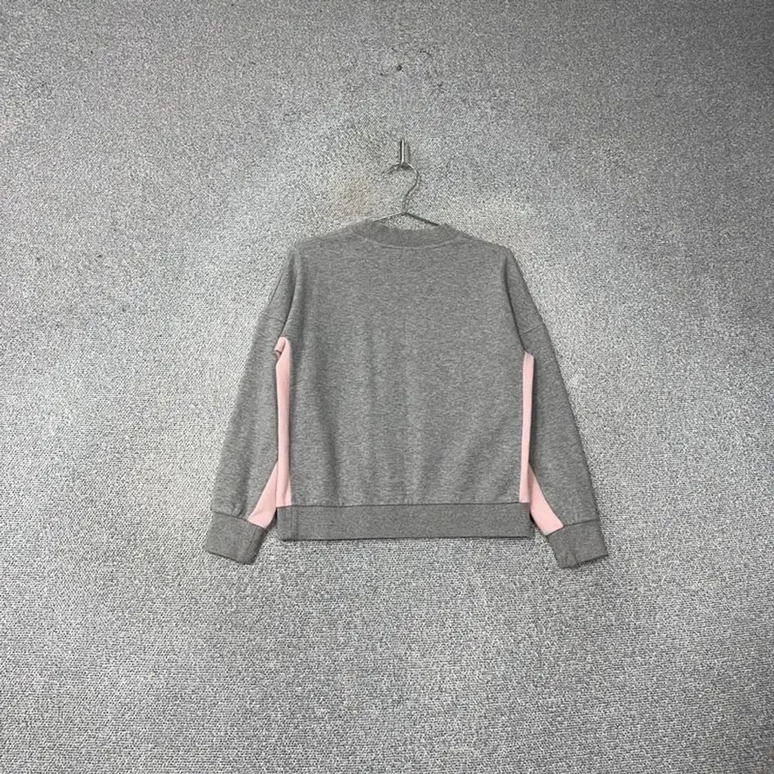 질스튜어트 프린팅 핑크 그레이 투톤 캐주얼 코튼 맨투맨 90 상품이미지2