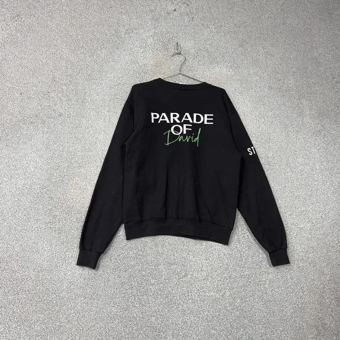 챔피온 블랙 프린팅 캐주얼 스웻셔츠 맨투맨 M 상품이미지1