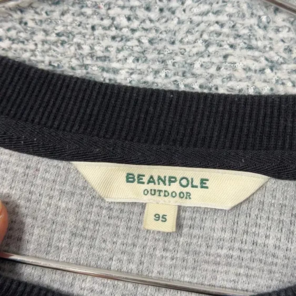 빈폴 아웃도어 로고 그레이 코튼 맨투맨 95 상품이미지3