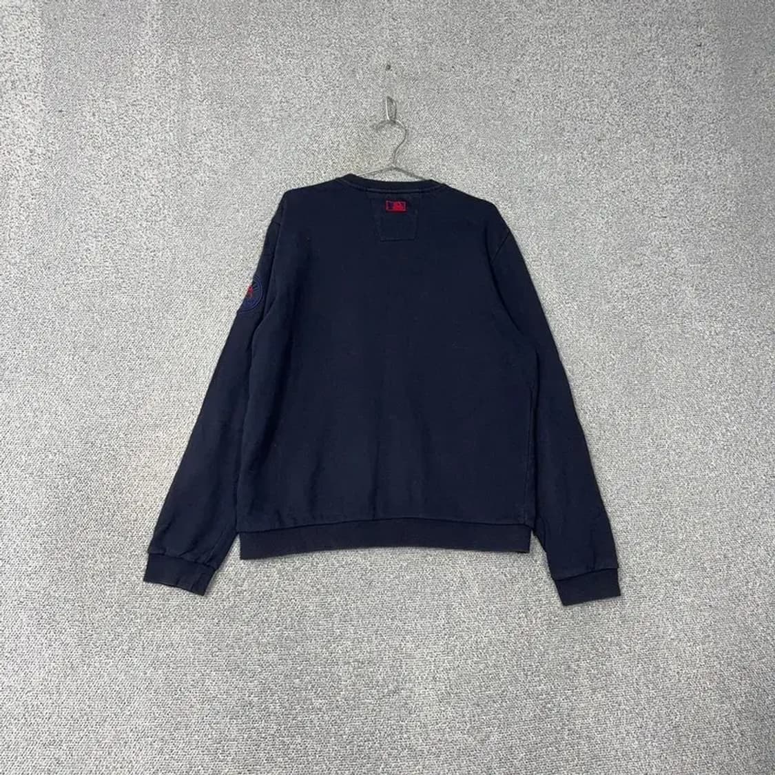 MLB 뉴욕양키즈 로고 네이비 코튼 맨투맨 110 상품이미지2