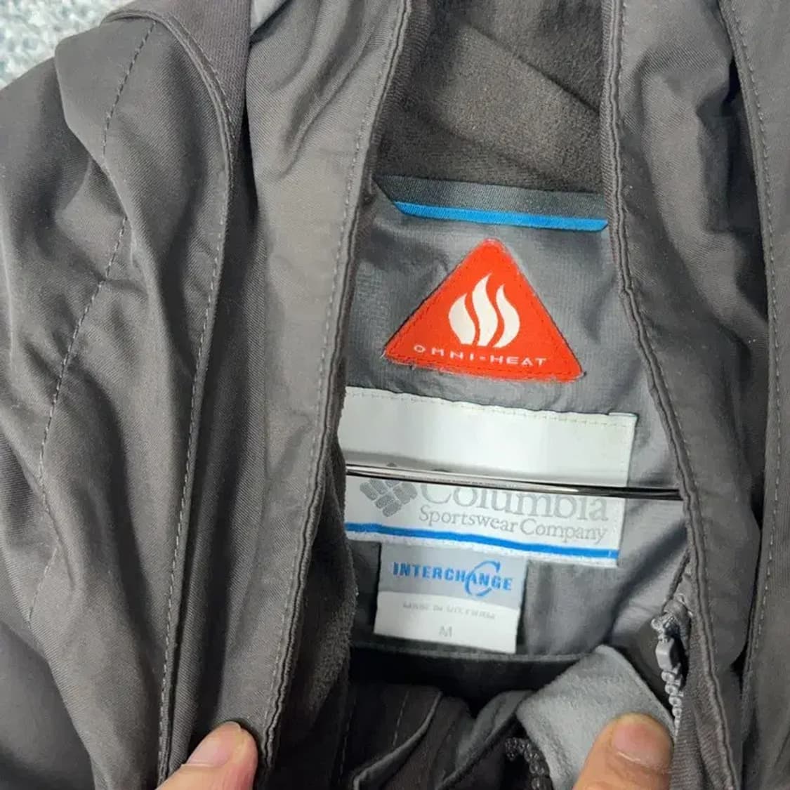 콜롬비아 옴니테크 내피포함 바람막이 점퍼 M 상품이미지4