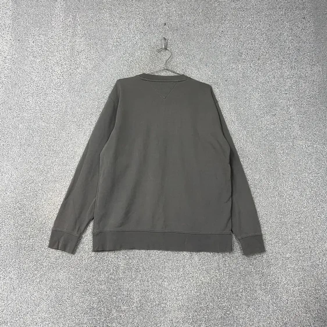 타미 진스 심플 로고 그레이 오버핏 캐주얼 맨투맨 XL 상품이미지2