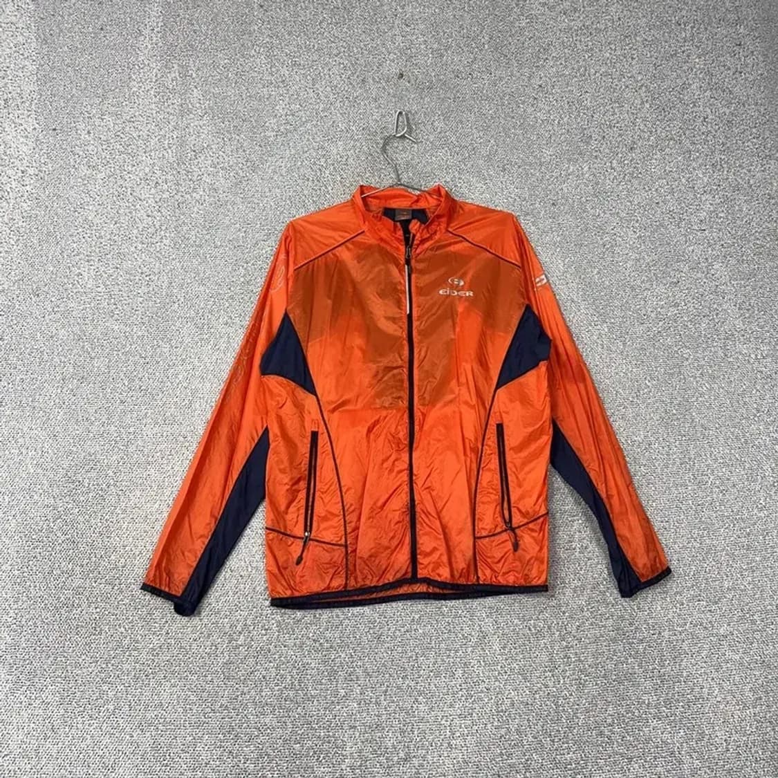 아이더 오렌지 로고 기능성 운동 등산 바람막이 100 상품이미지1