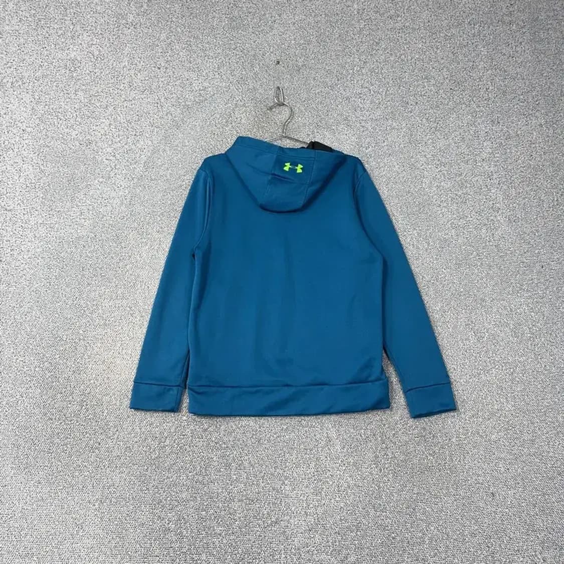 언더아머 기능성 프린팅 블루 후드티 S 상품이미지2
