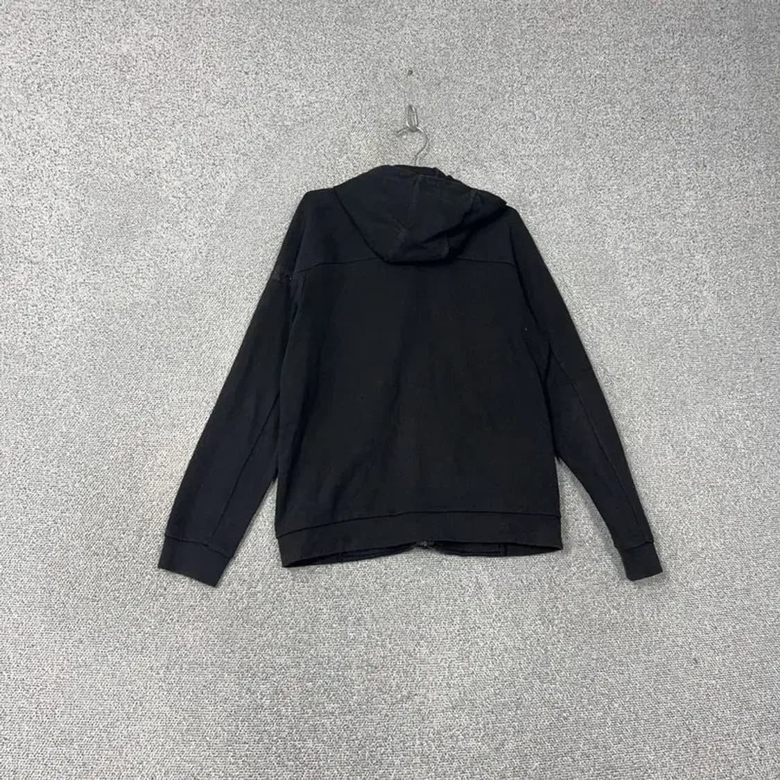 다이나핏 로고 블랙 후드집업 L 상품이미지2
