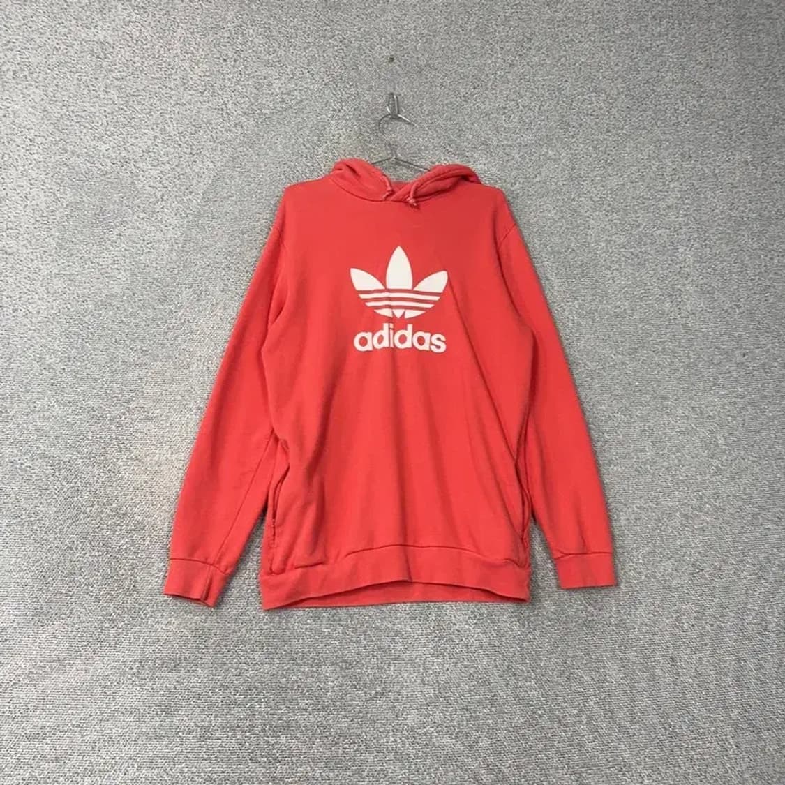 아디다스 빅로고 트레포일 코랄 후드티 L 상품이미지1