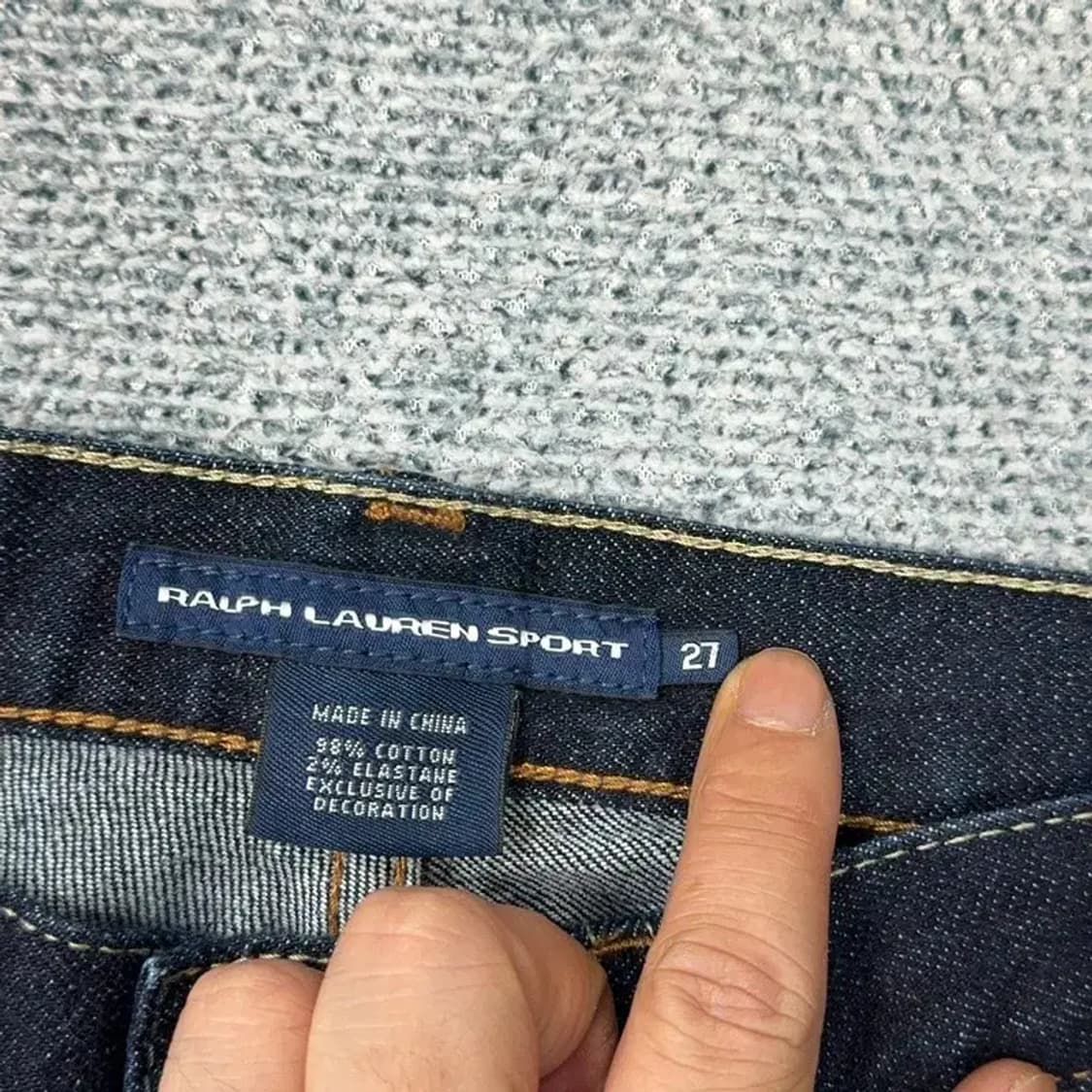 폴로 랄프로렌 여성 진청 스키니진 청바지 27 상품이미지5