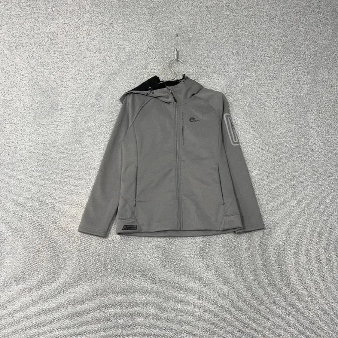 네파 그레이 로고 기능성 후드집업 M 상품이미지1