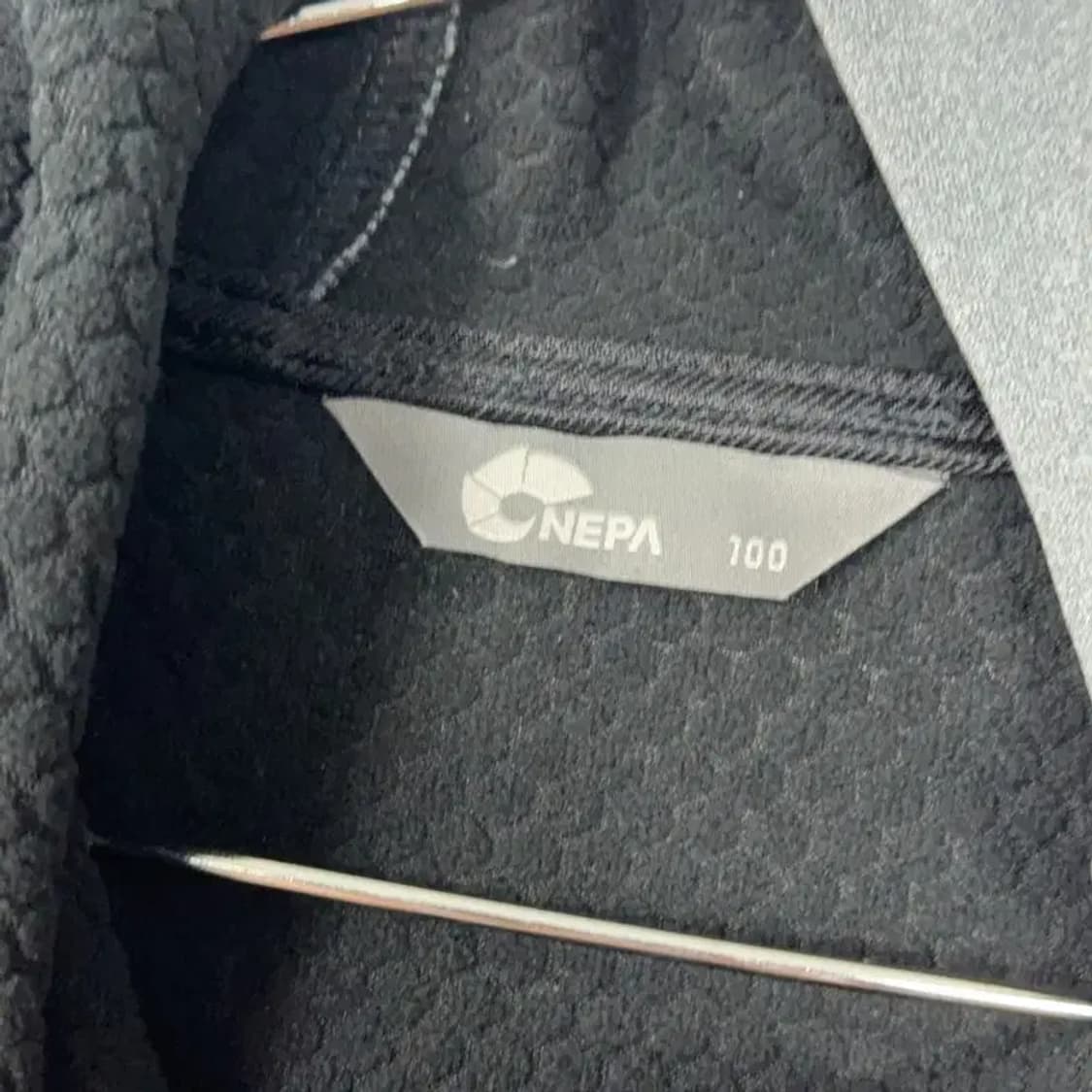 네파 그레이 로고 기능성 후드집업 M 상품이미지3