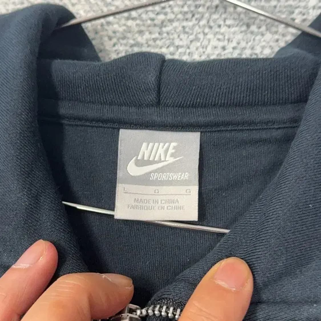 나이키 여성 블랙 후드집업 L 상품이미지5