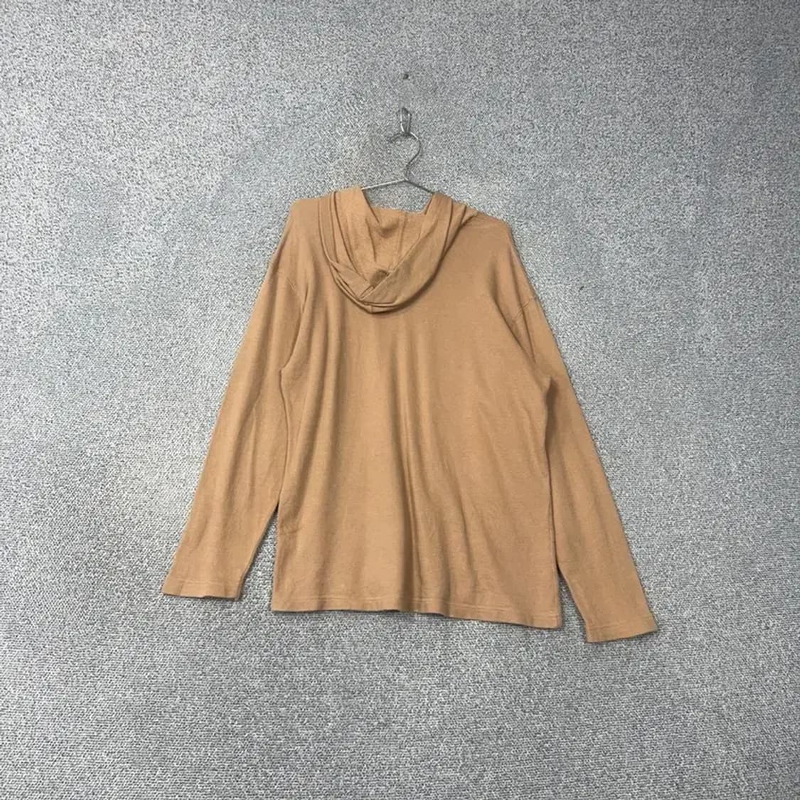 해지스 로고 베이지 후드티 100 상품이미지2