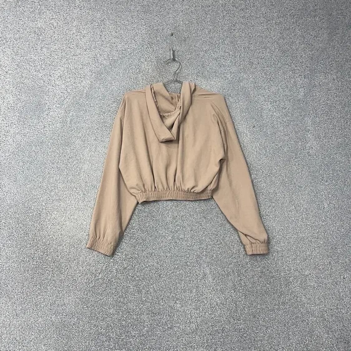 자라 여성 크롭 베이지 후드티 M 상품이미지2