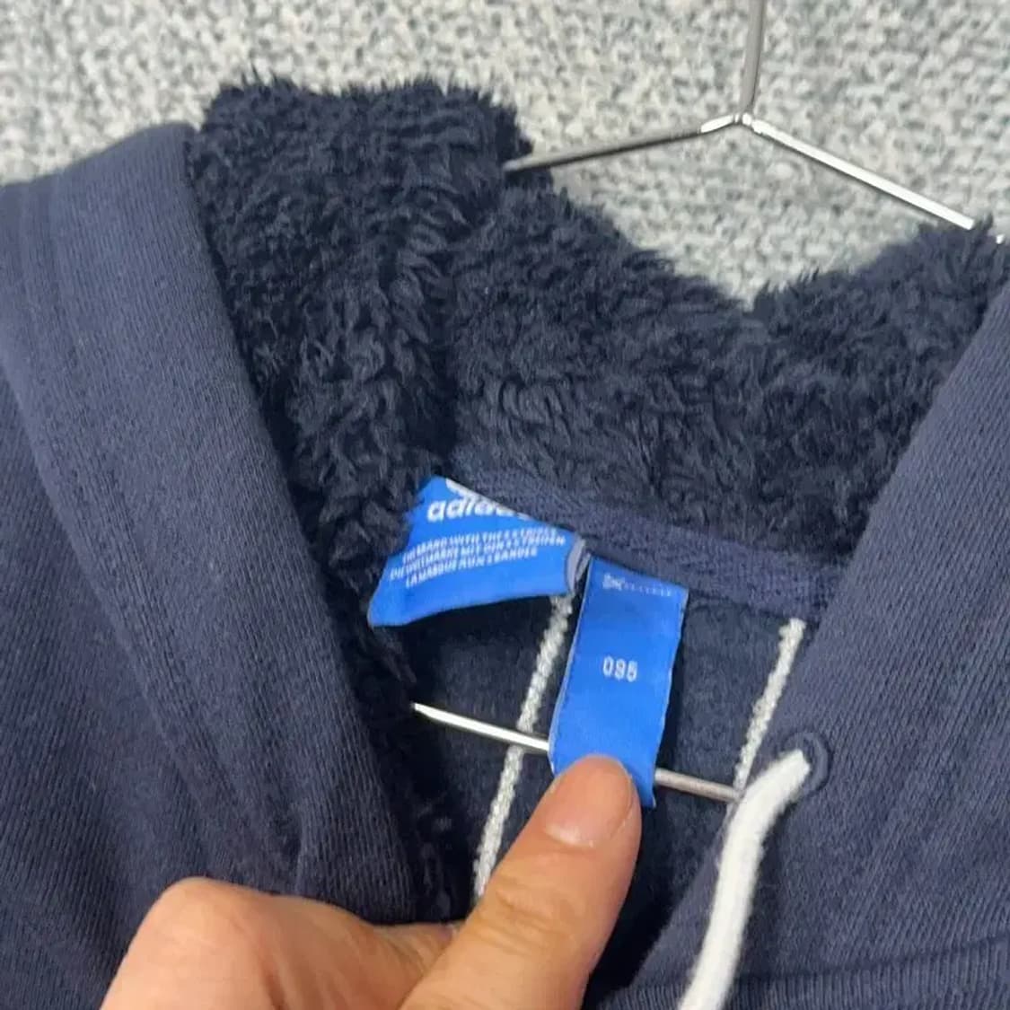 아디다스 후드 퍼 네이비 후드티 095 상품이미지3