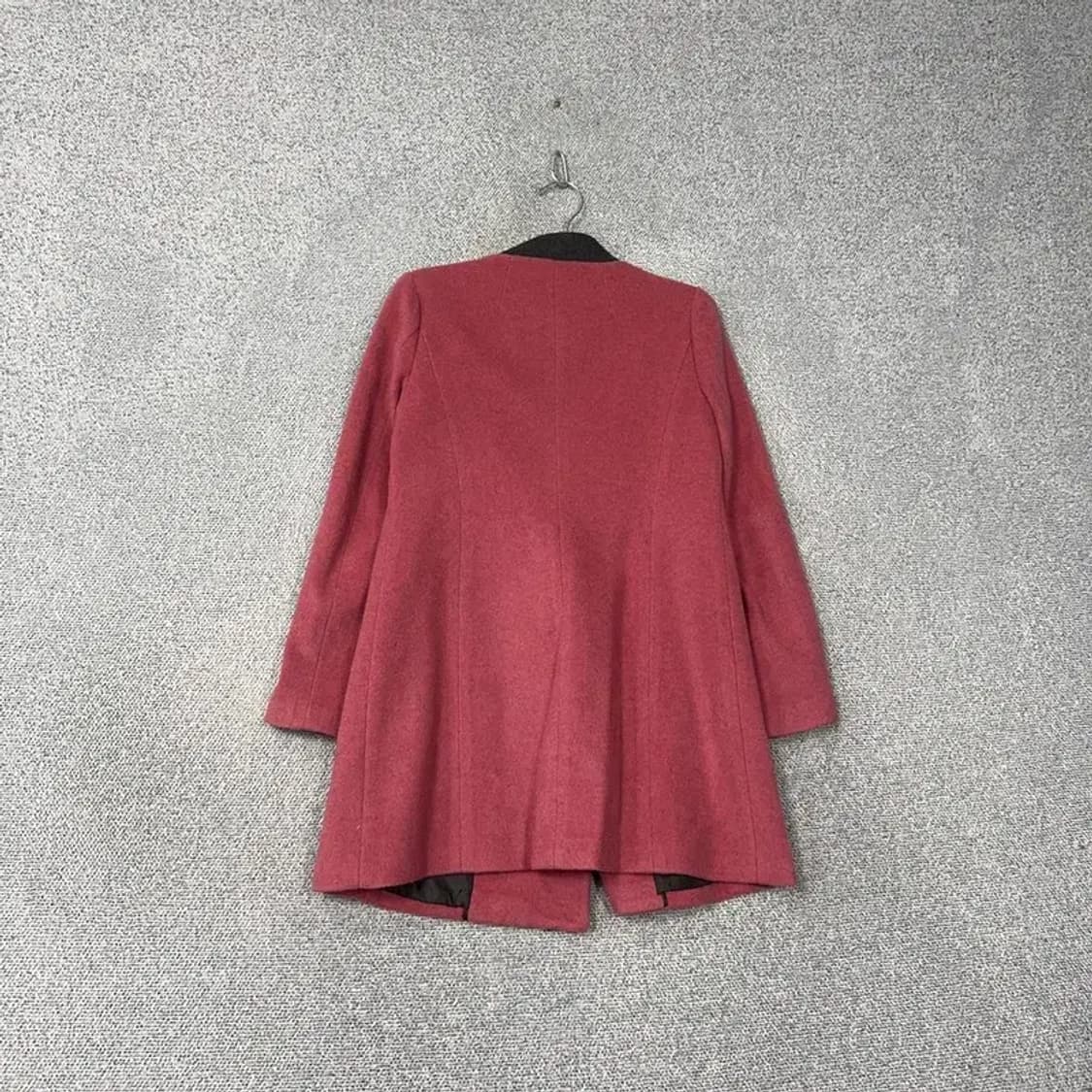 사틴 울 핑크 코트 88-97-165 상품이미지2