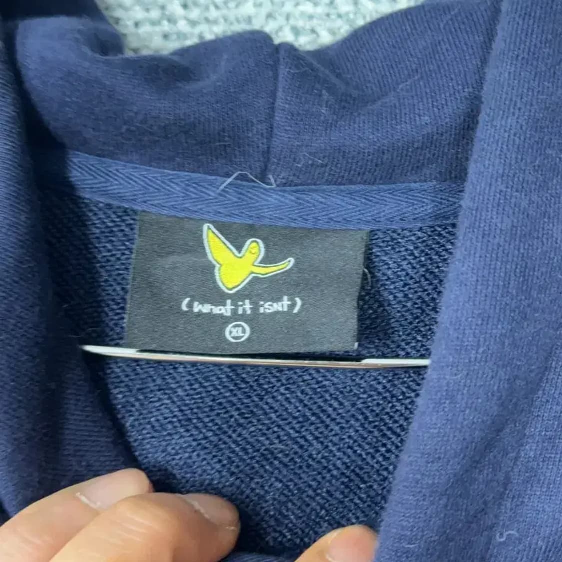 마크곤잘레스 로고 네이비 후드티 XL 상품이미지3