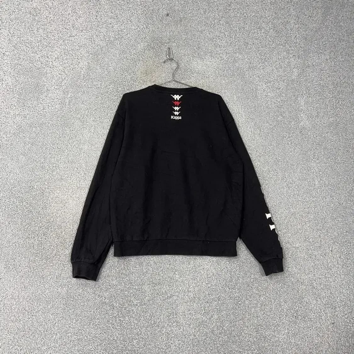 카파 로고 빈티지 블랙 맨투맨 L 상품이미지2