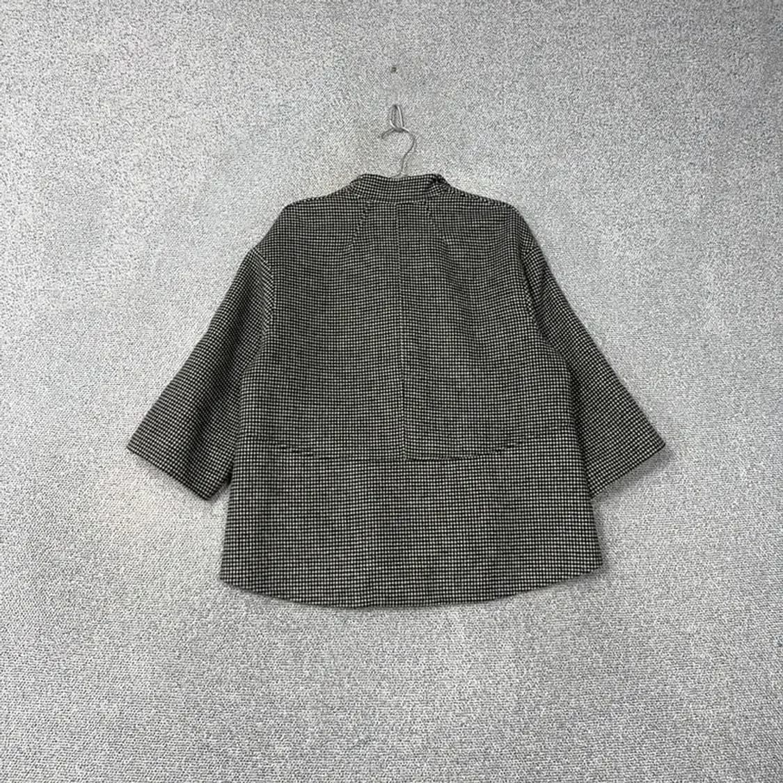 지고트 체크 블랙 자켓 88-90-160 상품이미지2