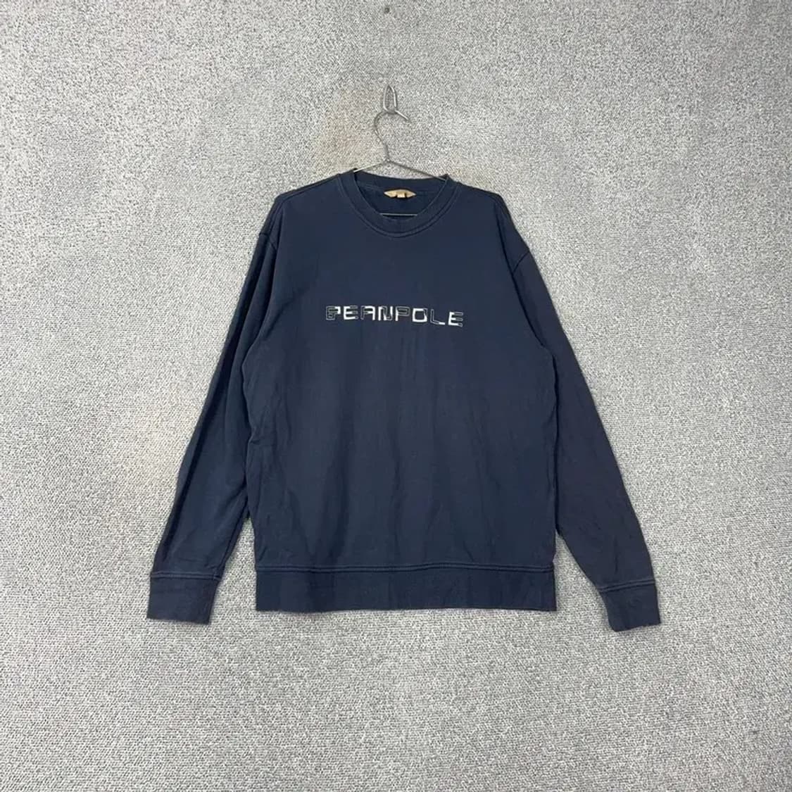 빈폴 로고 프린팅 네이비 맨투맨 110 상품이미지1