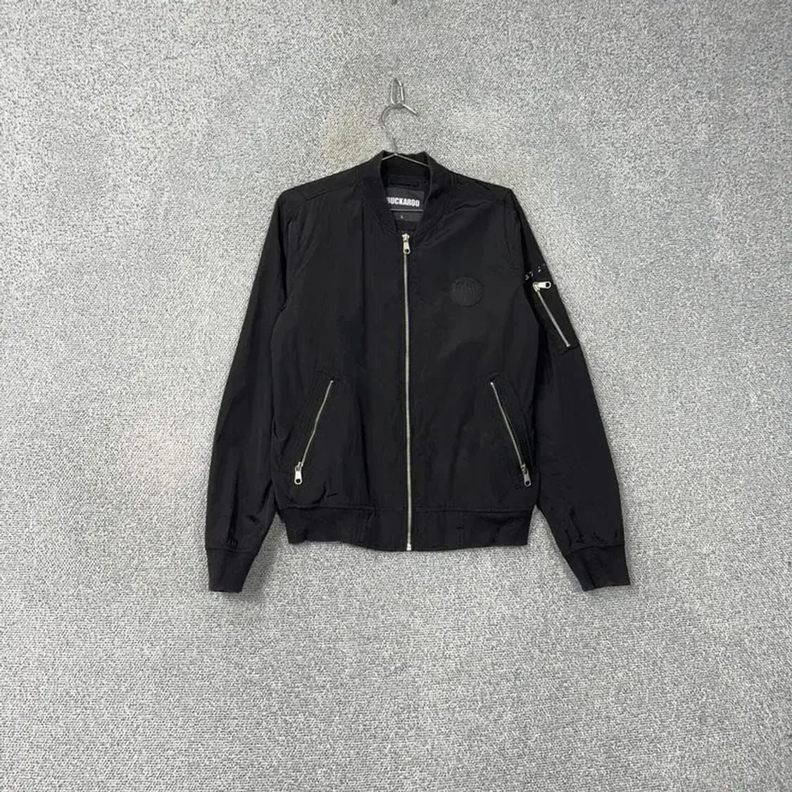 버커루 캐주얼 블랙 블루종 자켓 L 상품이미지1