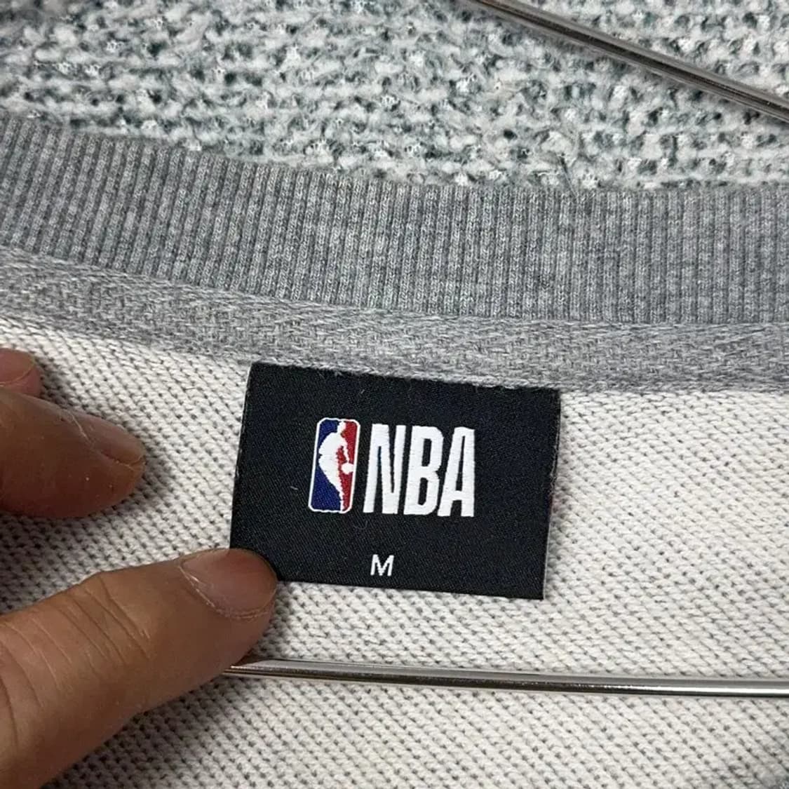 NBA 골든스테이트 그레이 맨투맨 M 상품이미지4