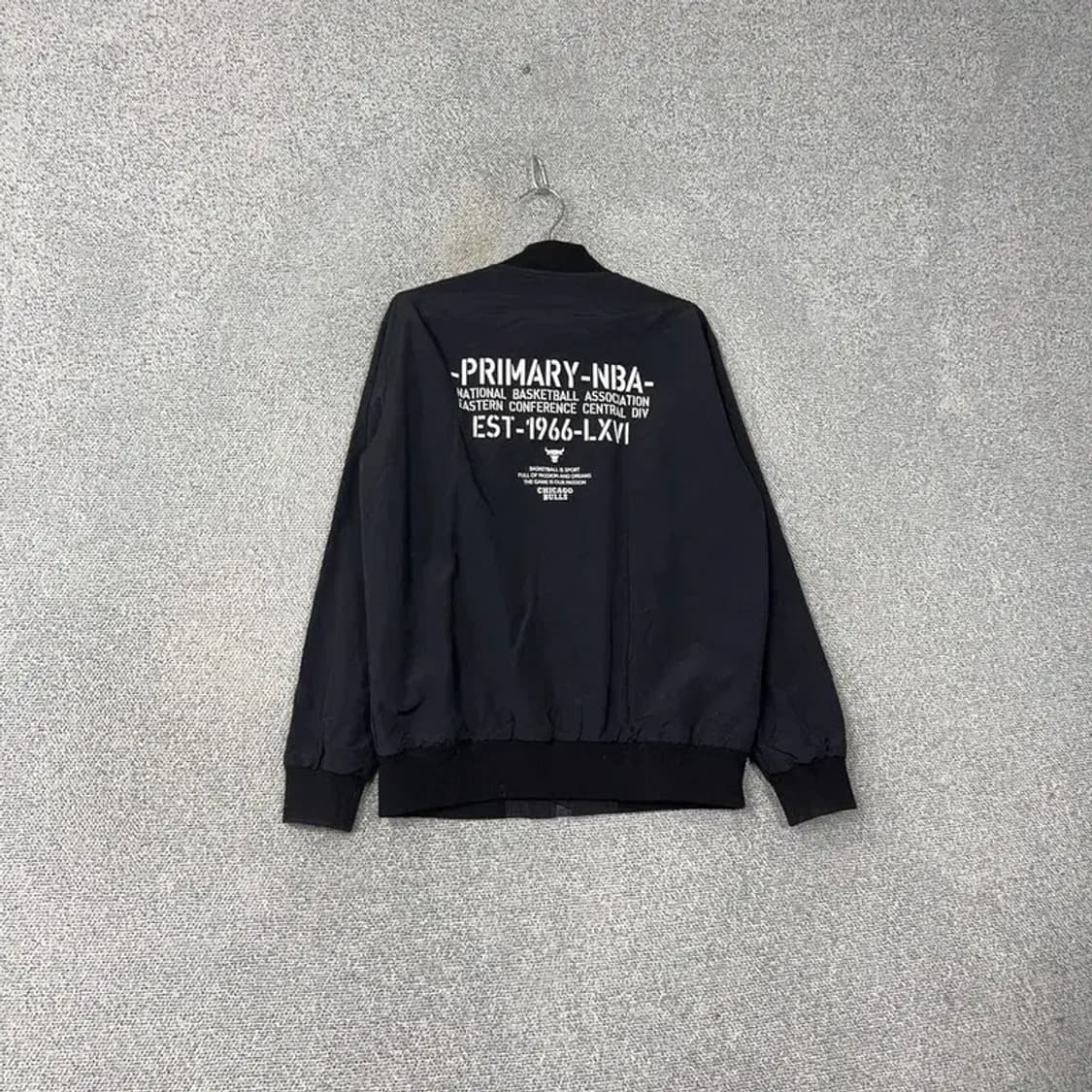 NBA 시카고불스 백로고 폴리 블루종 집업 자켓 M 상품이미지2