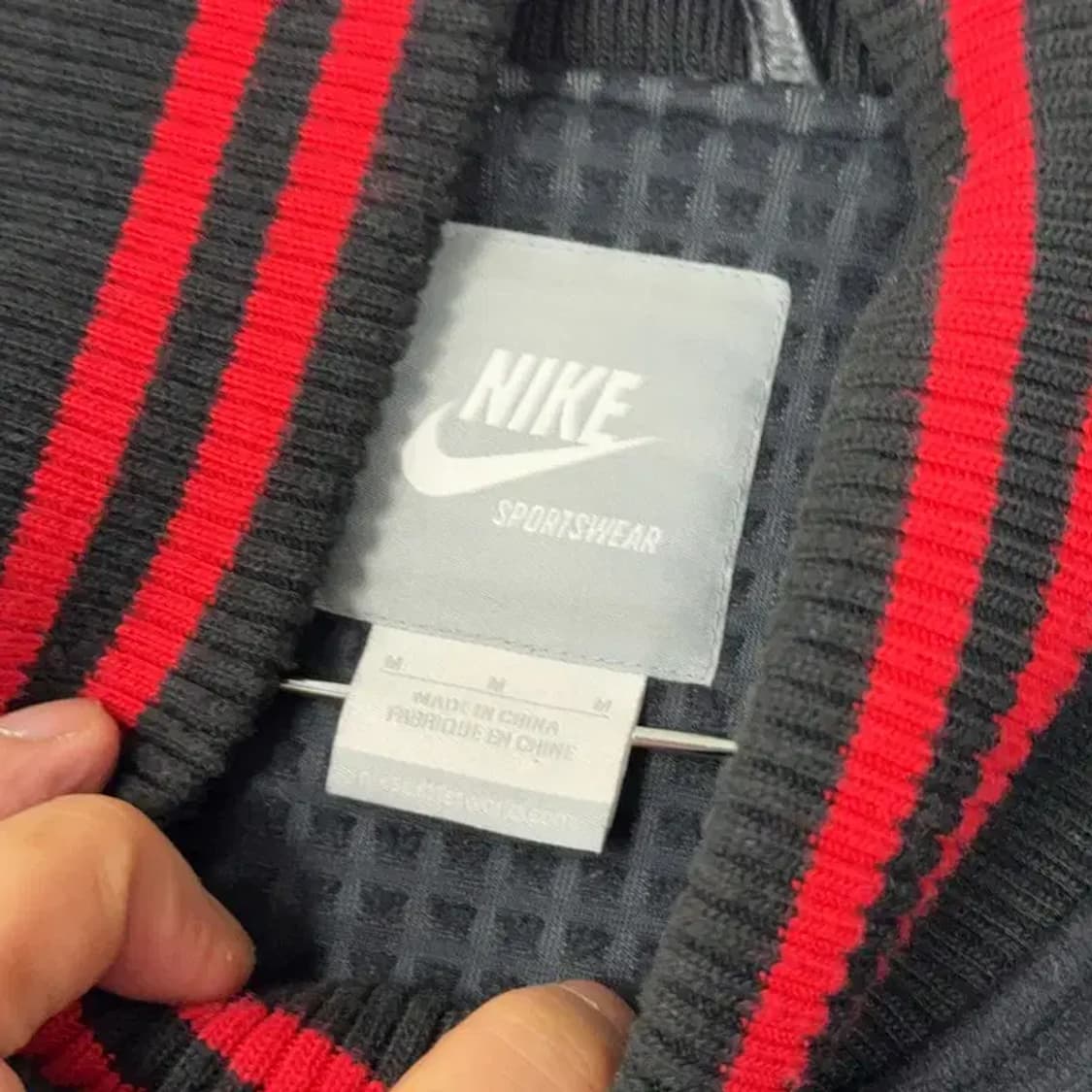 나이키 NSW 블랙 단가라 코튼 스타디움 자켓 M 상품이미지5