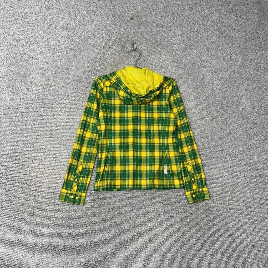머렐 여성 기능성 체크 옐로우 버튼 후드 자켓 S/90 상품이미지2