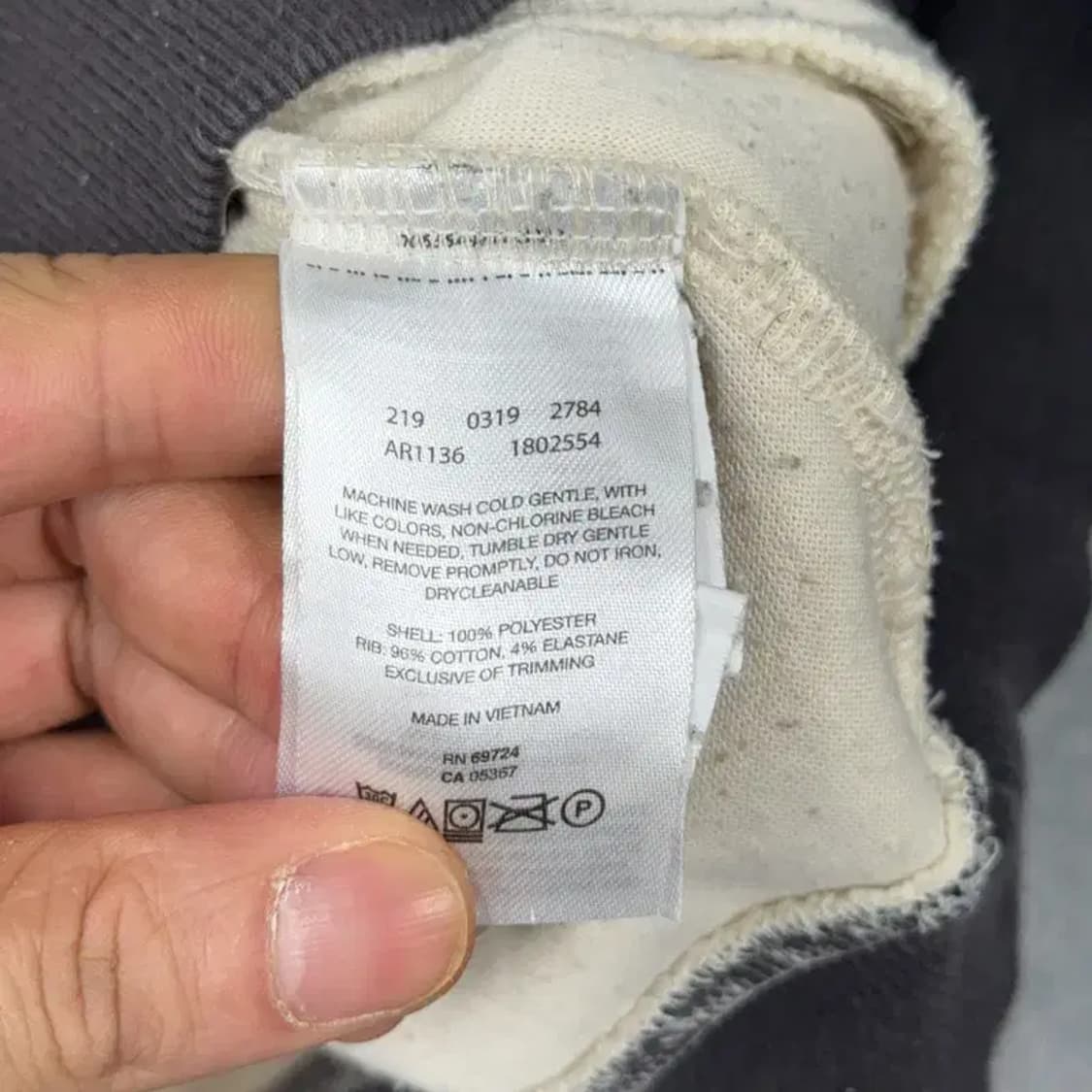 콜롬비아 여성 단가라 크림 양털 뽀글이 맨투맨 S 상품이미지4