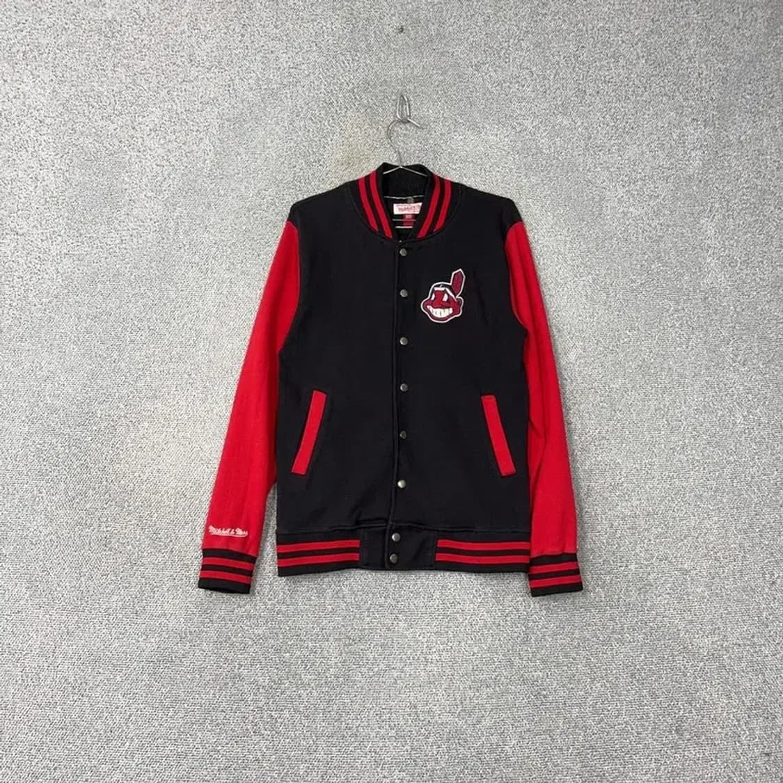 미첼앤네스 클리블랜드 빈티지 단가라 코튼 스타디움 자켓 S 상품이미지1