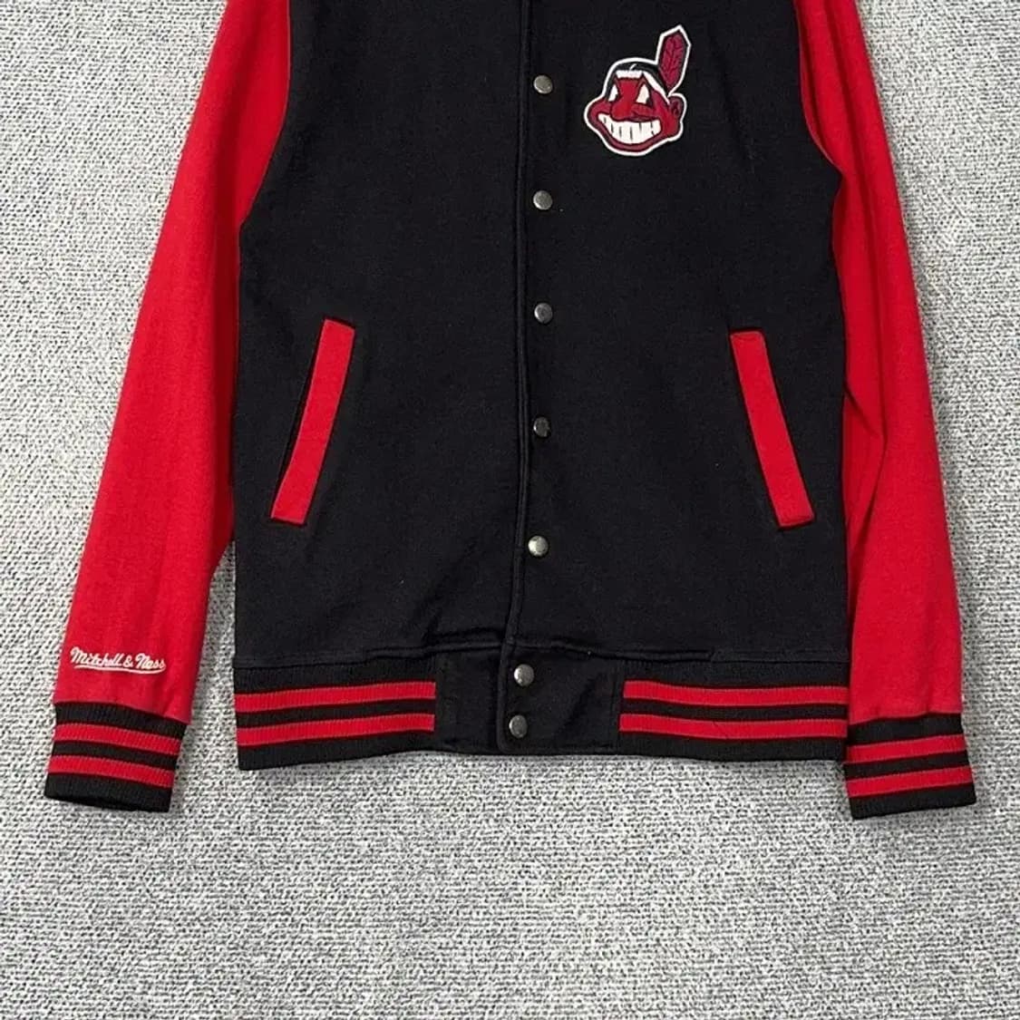 미첼앤네스 클리블랜드 빈티지 단가라 코튼 스타디움 자켓 S 상품이미지4