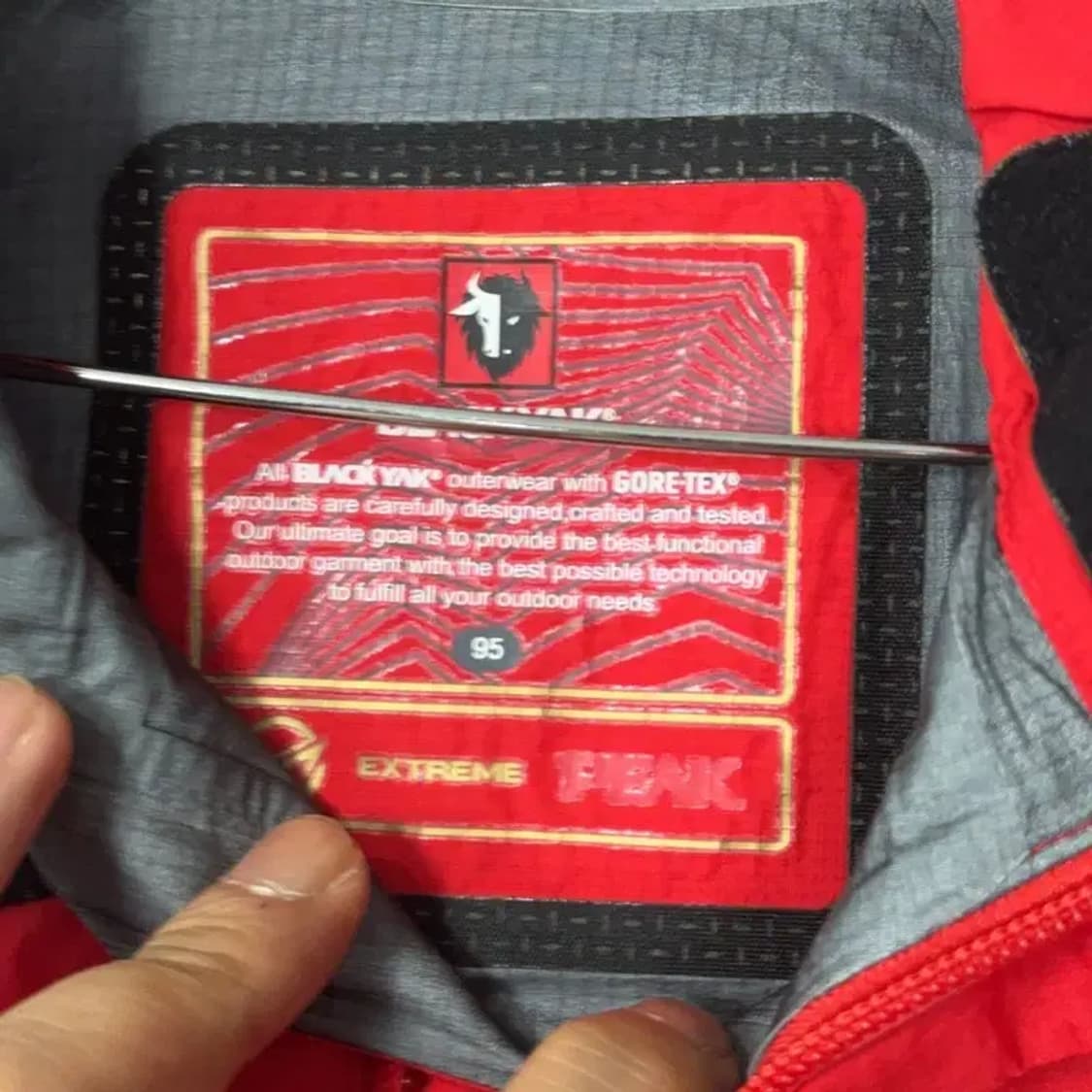 블랙야크 고어텍스 레드 로고 여성 기능성 등산 운동 바람막이 95 상품이미지4