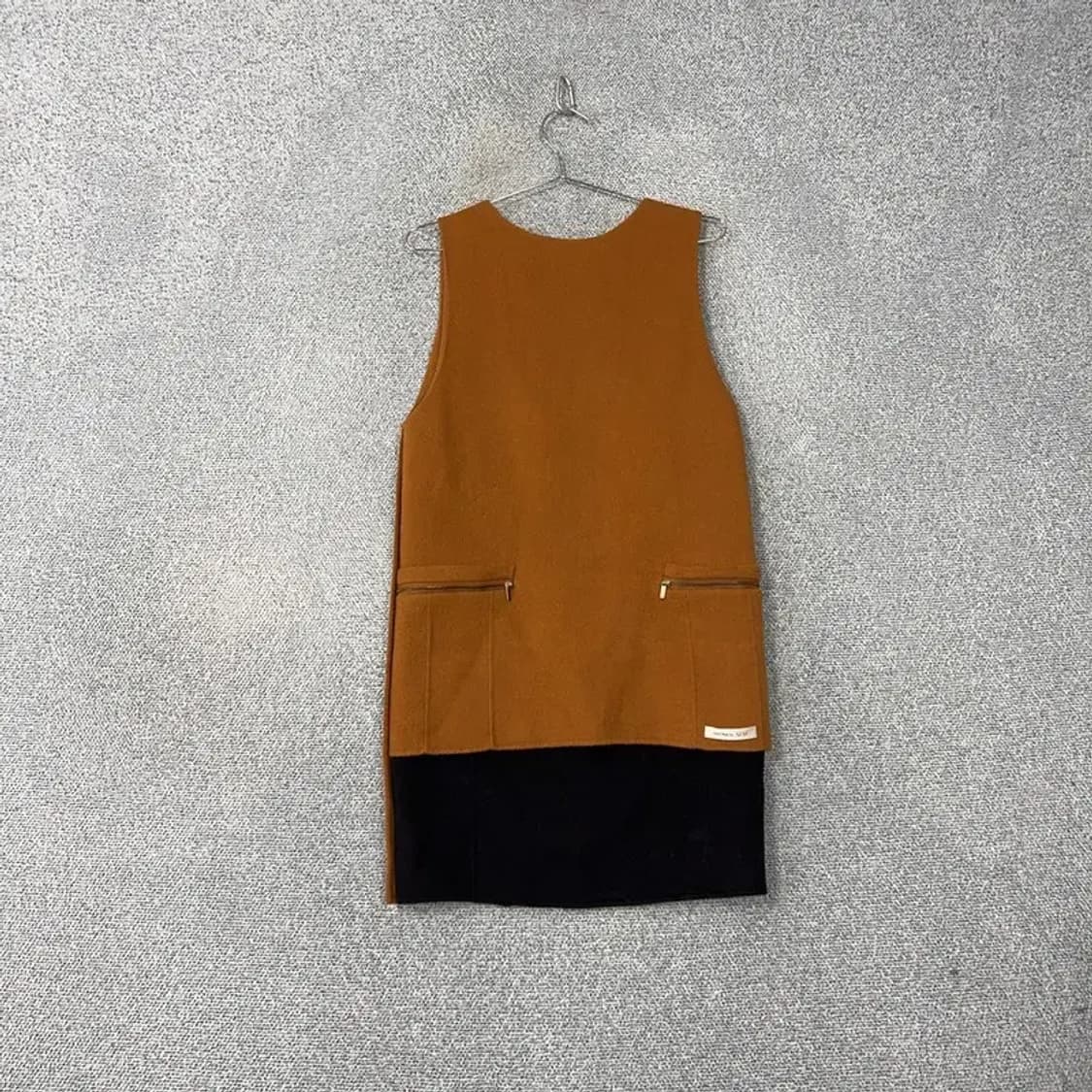 SJSJ 여성 한섬 카멜 톤 클래식 울 원피스 82-94-160 상품이미지1