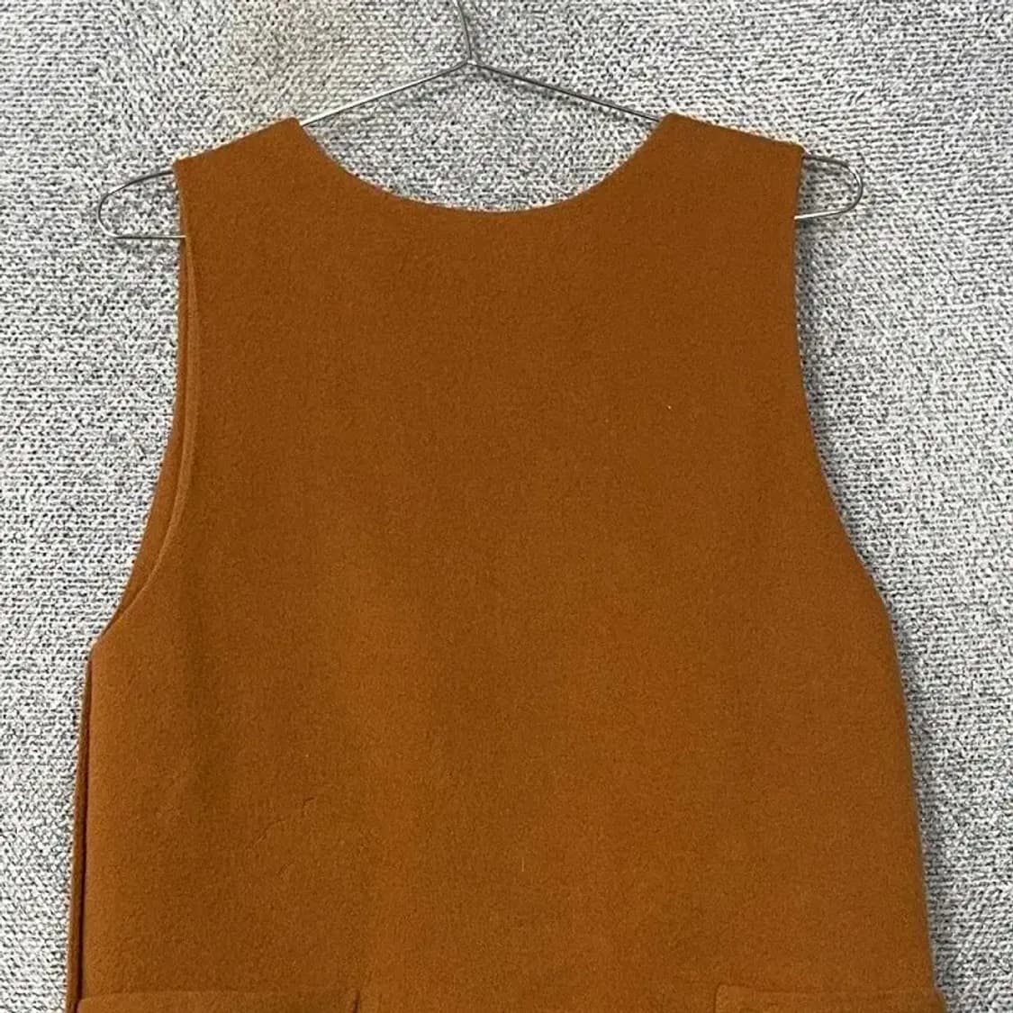 SJSJ 여성 한섬 카멜 톤 클래식 울 원피스 82-94-160 상품이미지3