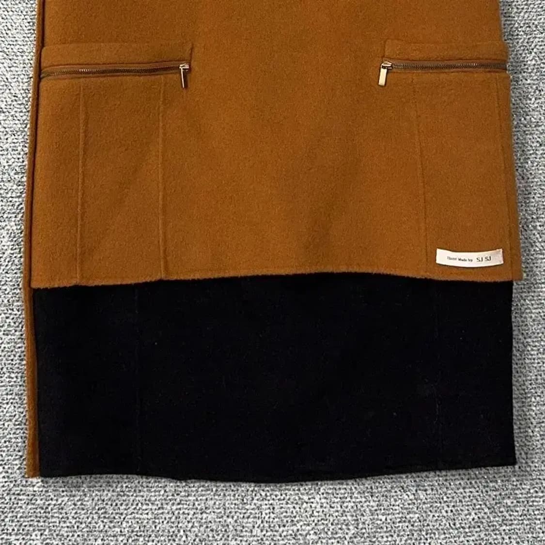 SJSJ 여성 한섬 카멜 톤 클래식 울 원피스 82-94-160 상품이미지4